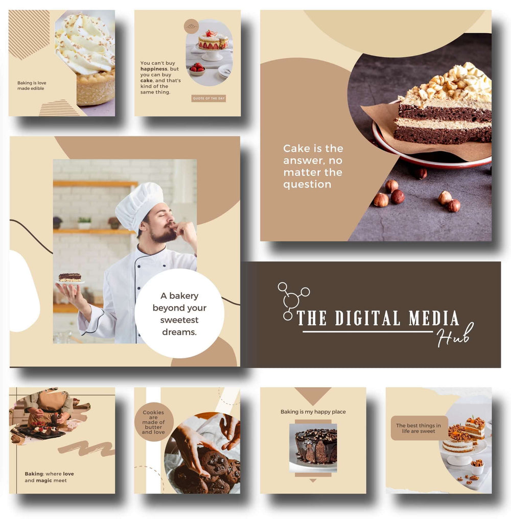 Bakery Social Media Bundle preview