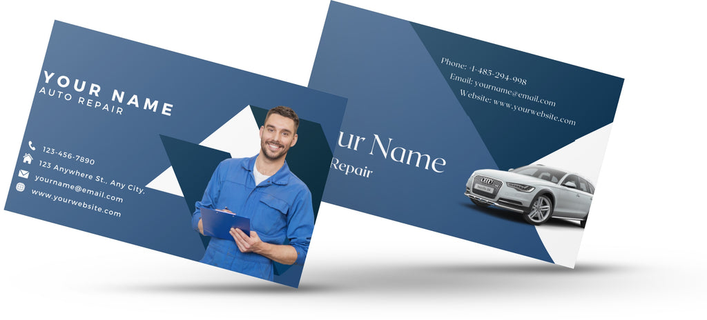 business cards auto repair