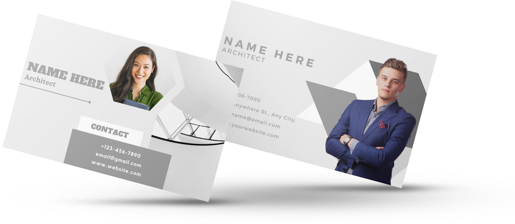 business cards digital for architects