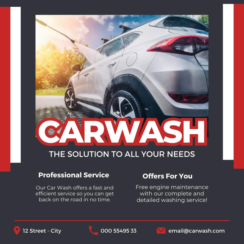car wash social media bundle for marketing