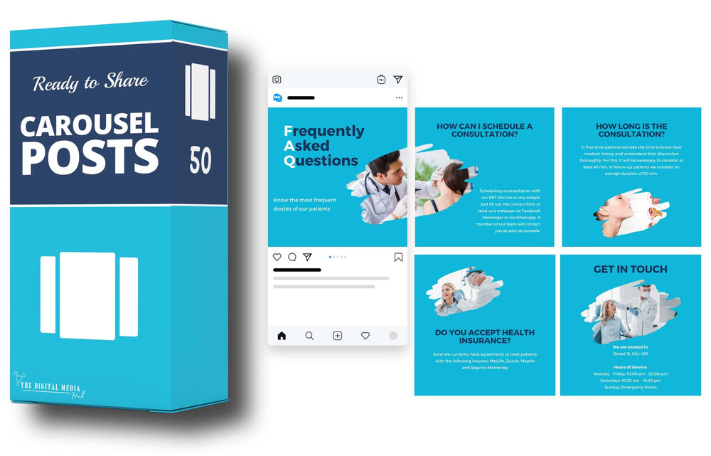 ENT Specialist Social Media Bundle preview