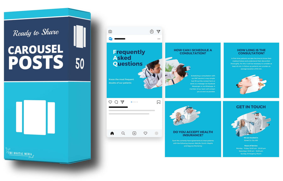 ENT Specialist Social Media Bundle preview