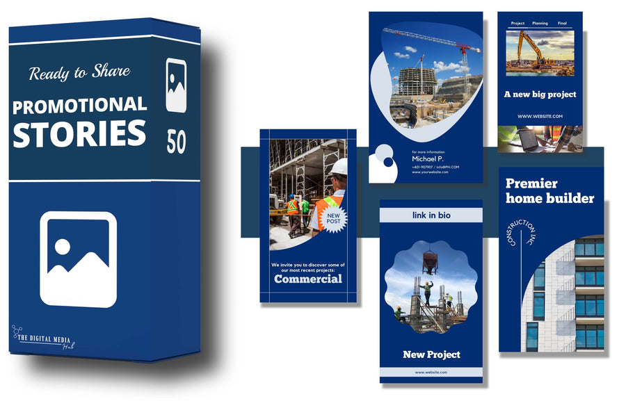 Construction Company Social Media Bundle preview