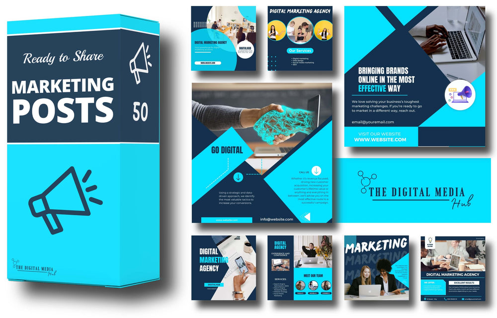 Digital Marketing Agency Social Media Bundle preview