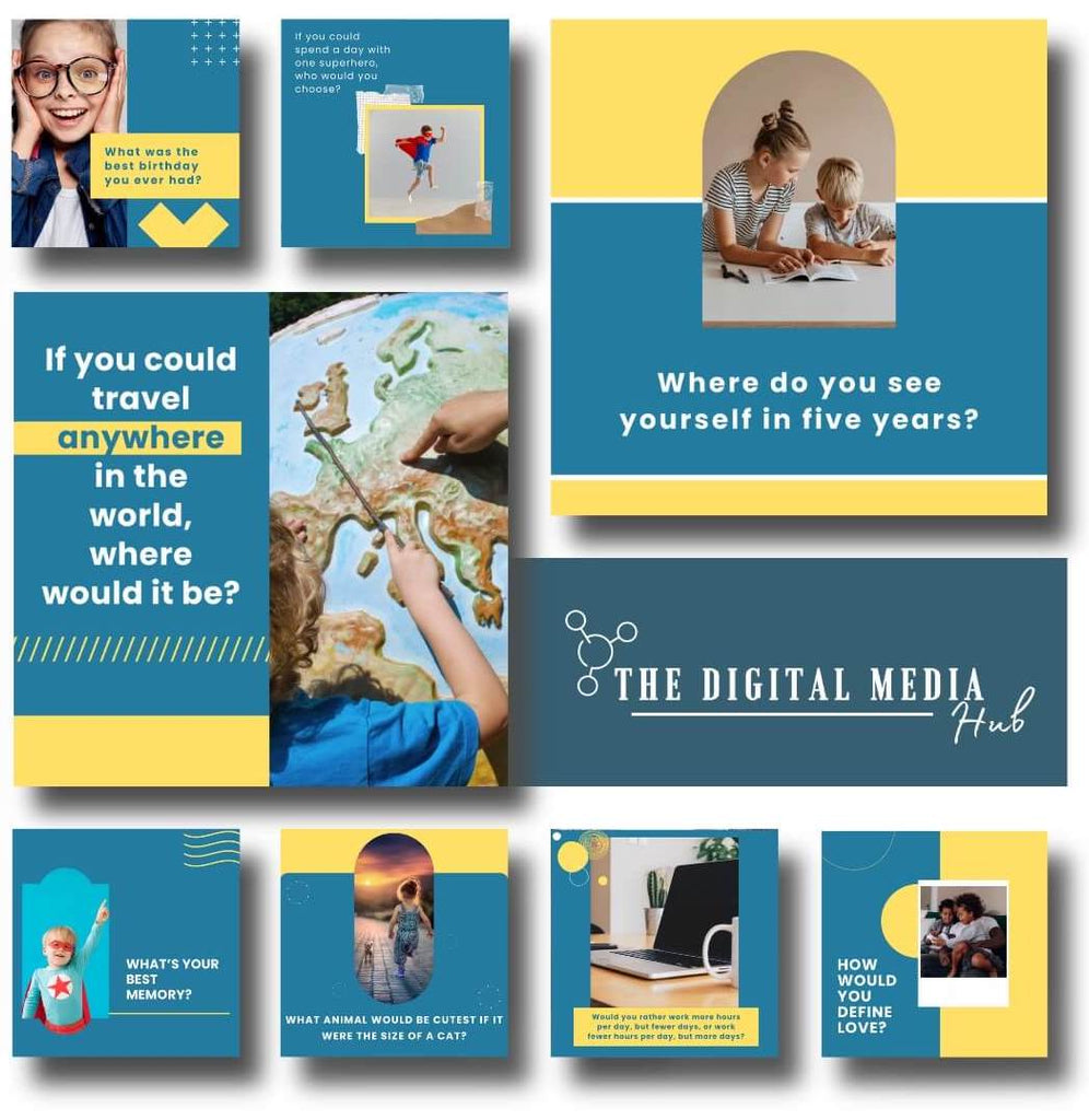 education get to know questions templates canva