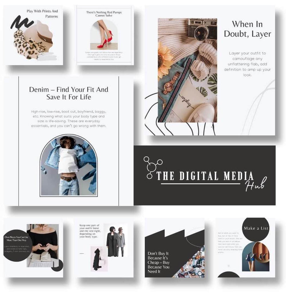 Clothes & Fashion Social Media Bundle preview