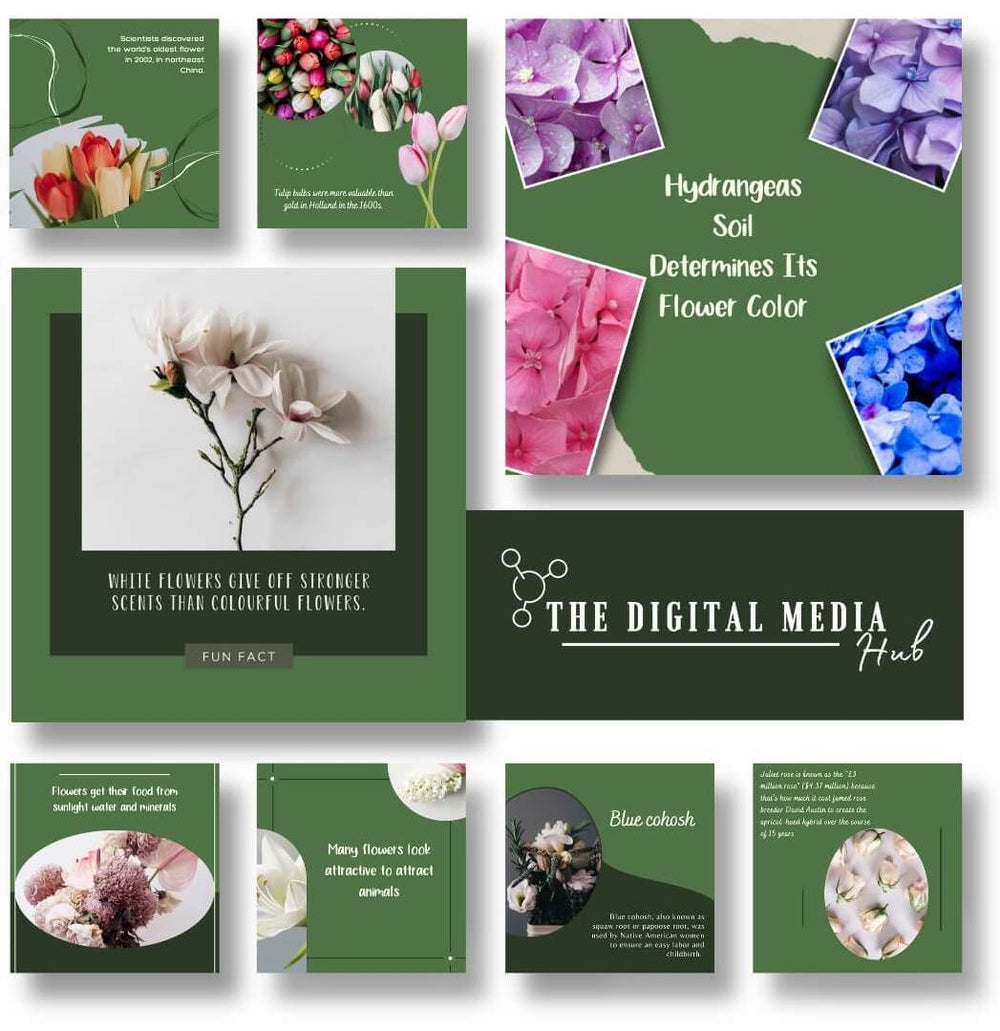 Florist Social Media Bundle preview