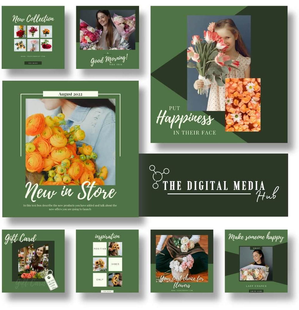Florist Social Media Bundle preview