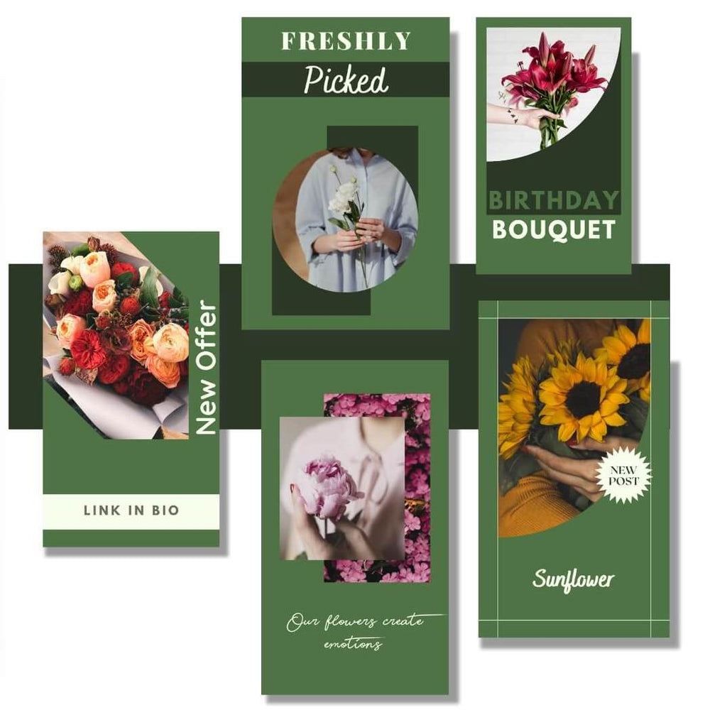 Florist Social Media Bundle preview