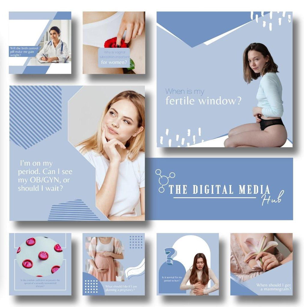 OB/GYN Bundle | Ready to Share Social Media Templates & Content – The ...