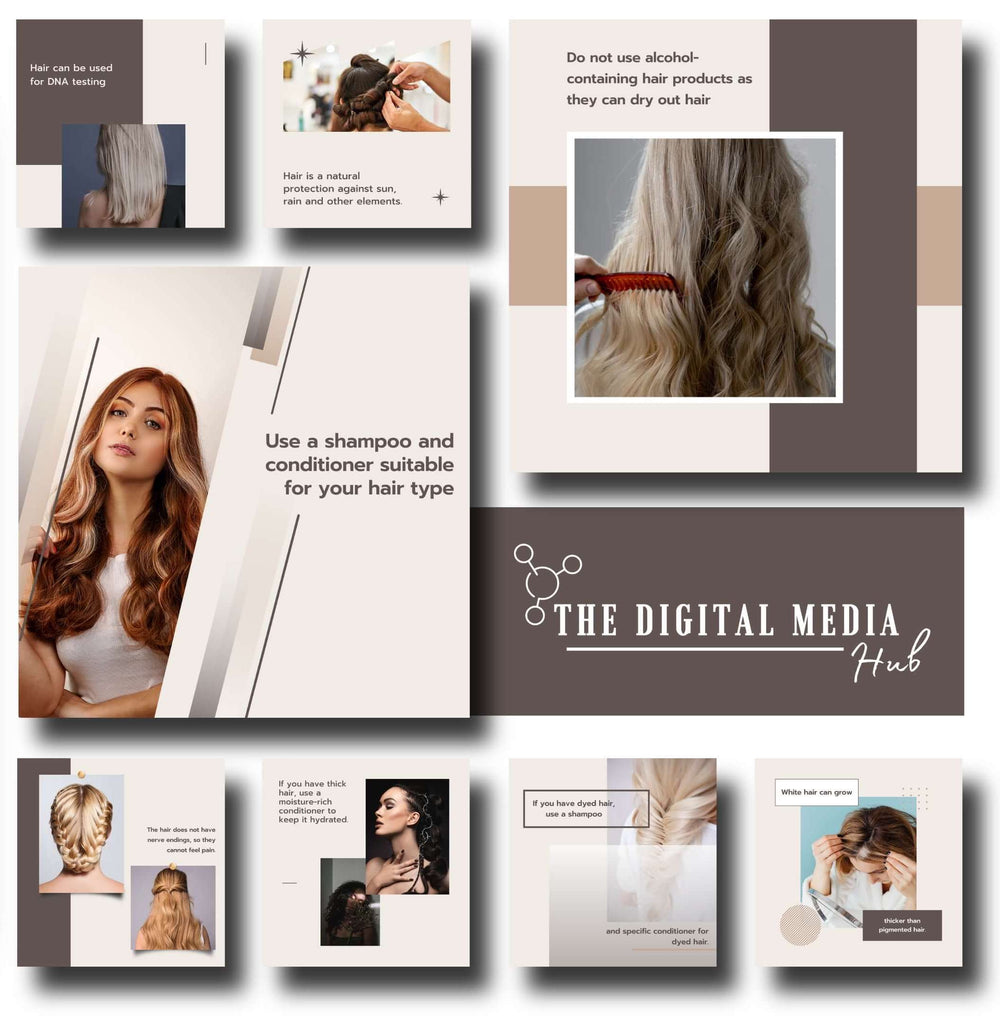 Hairdressers & Hairstylists Social Media Bundle preview