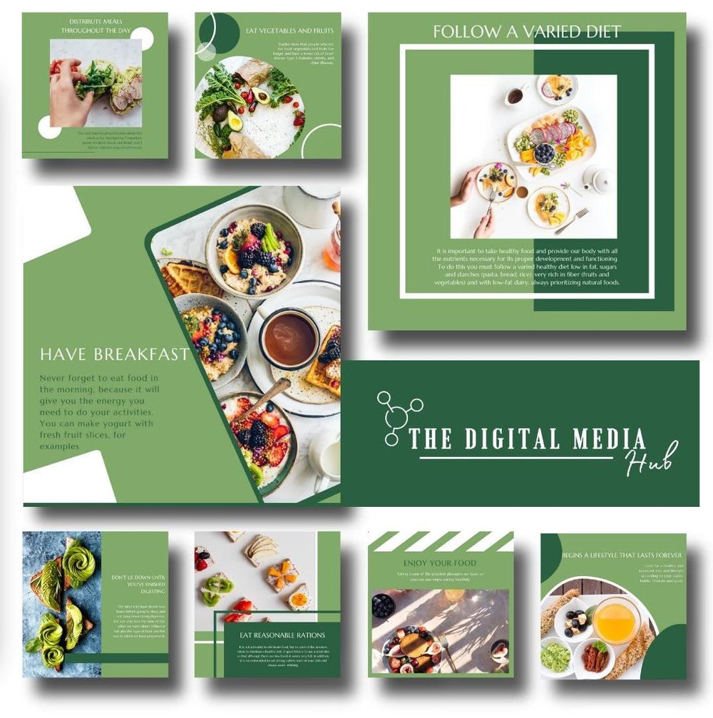 Health & Nutrition Social Media Bundle preview