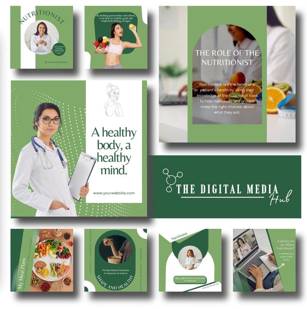 Health & Nutrition Social Media Bundle preview
