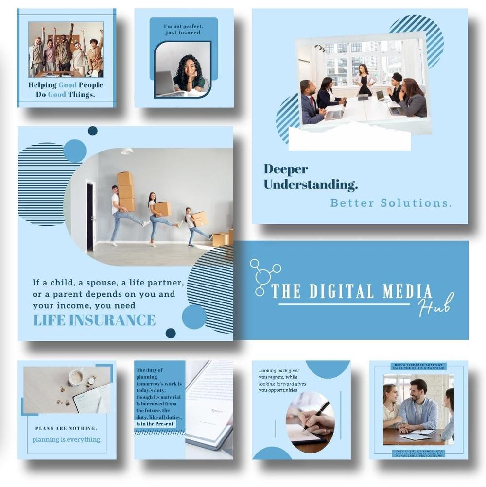 Insurance Agent Social Media Bundle preview