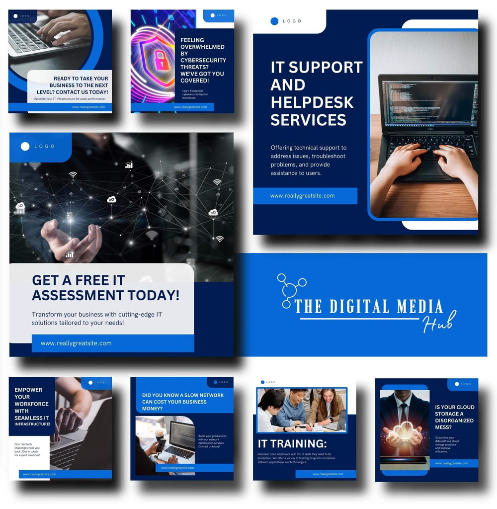 IT Services Social Media Bundle preview