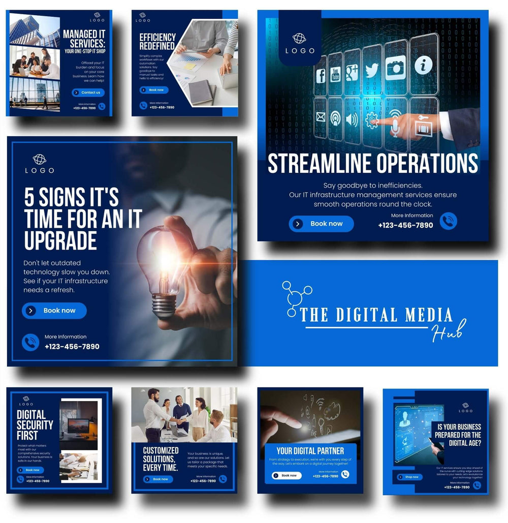 IT Services Social Media Bundle preview