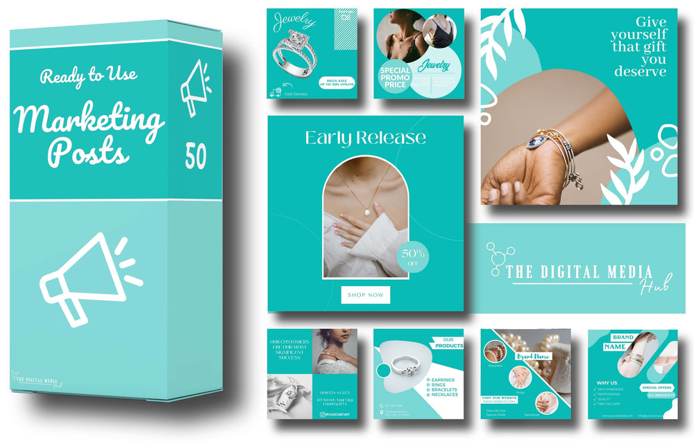 Jewelry Social Media Bundle preview