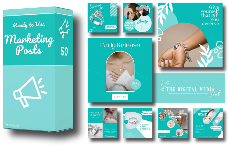 Jewelry Social Media Bundle preview