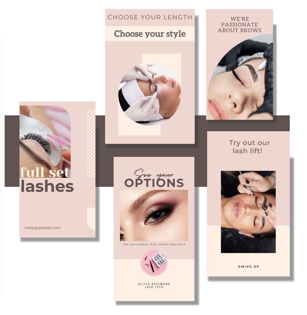 Lashes & Brows Social Media Bundle preview