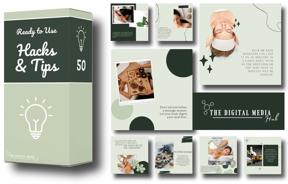 Spa & Massage Social Media Bundle preview