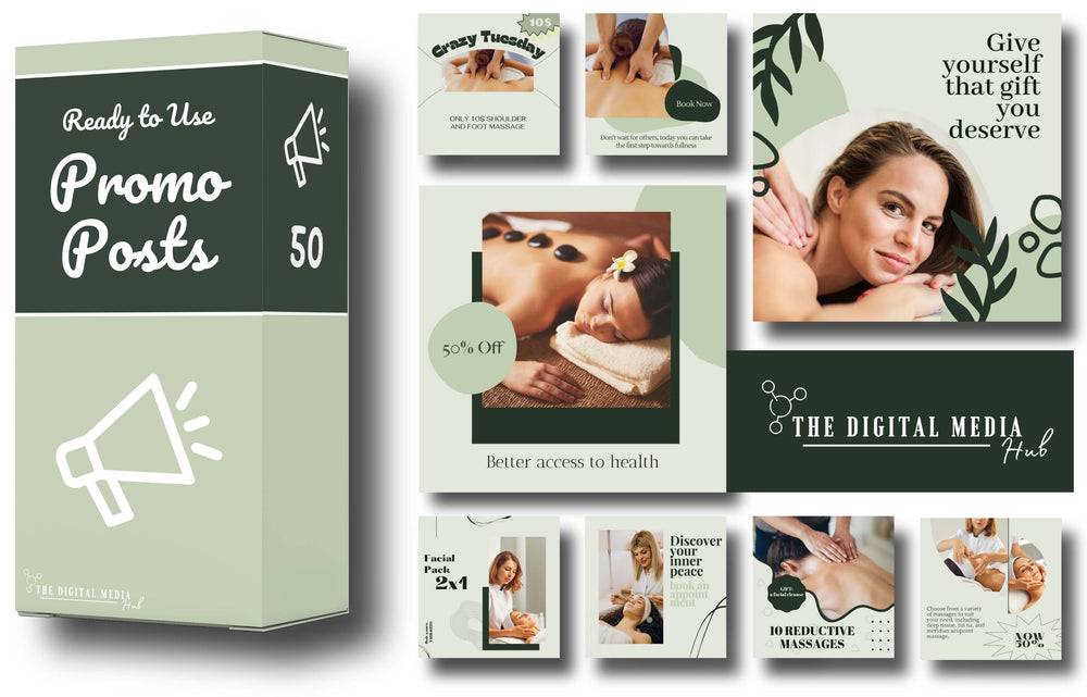 Spa & Massage Social Media Bundle preview