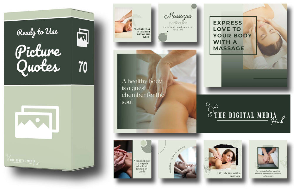 Spa & Massage Social Media Bundle preview