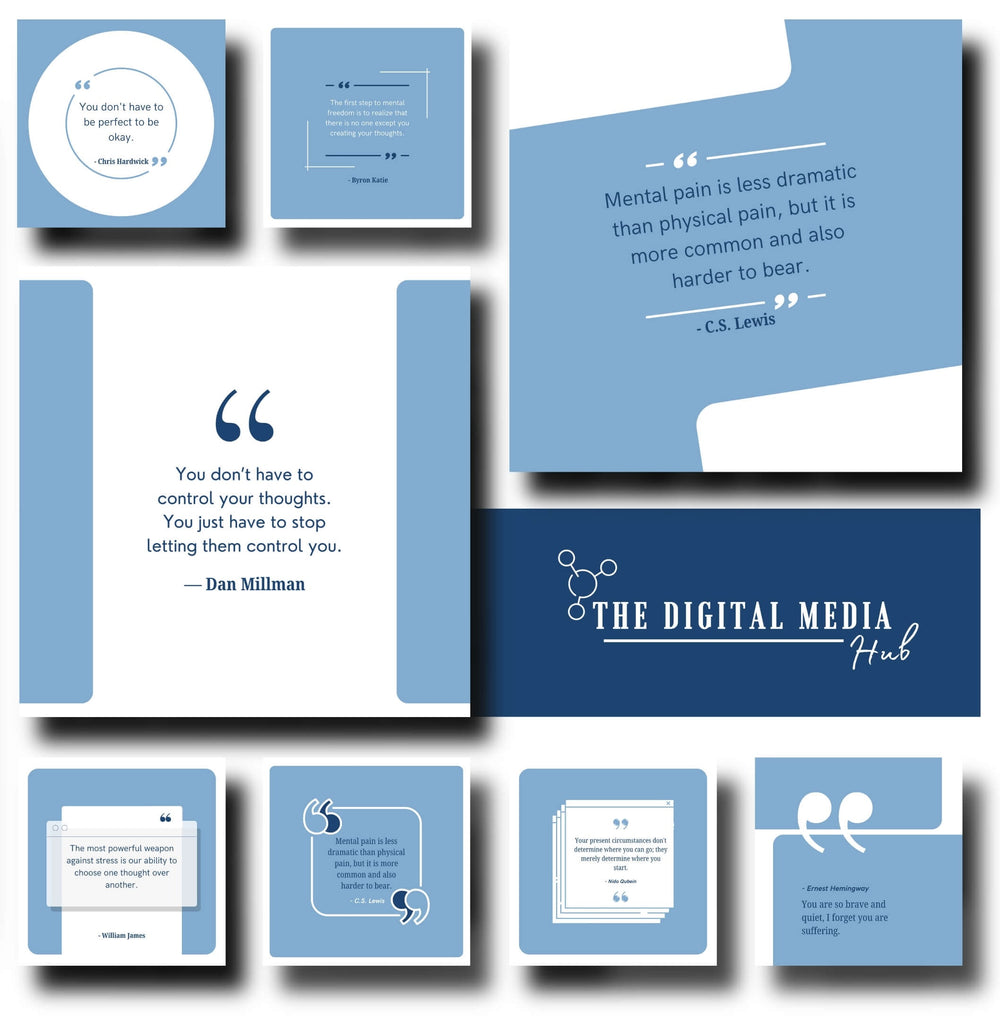 Mental Health Social Media Bundle preview