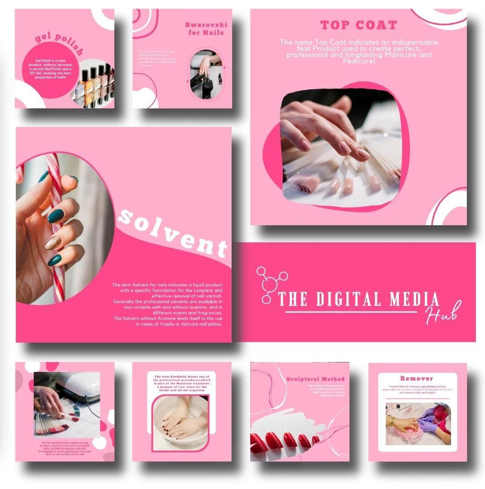 Nails  Social Media Bundle preview