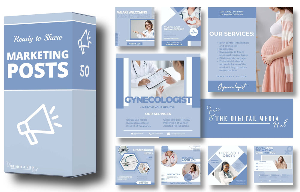 Gynecology & Obstetrics Social Media Bundle preview