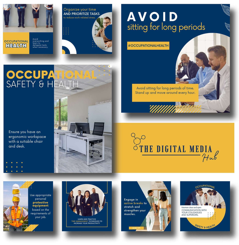 Occupational Health & Safety Social Media Bundle preview