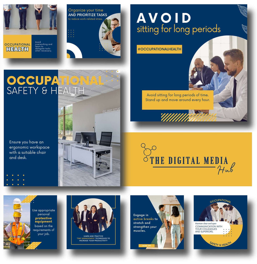 Occupational Health & Safety Social Media Bundle preview