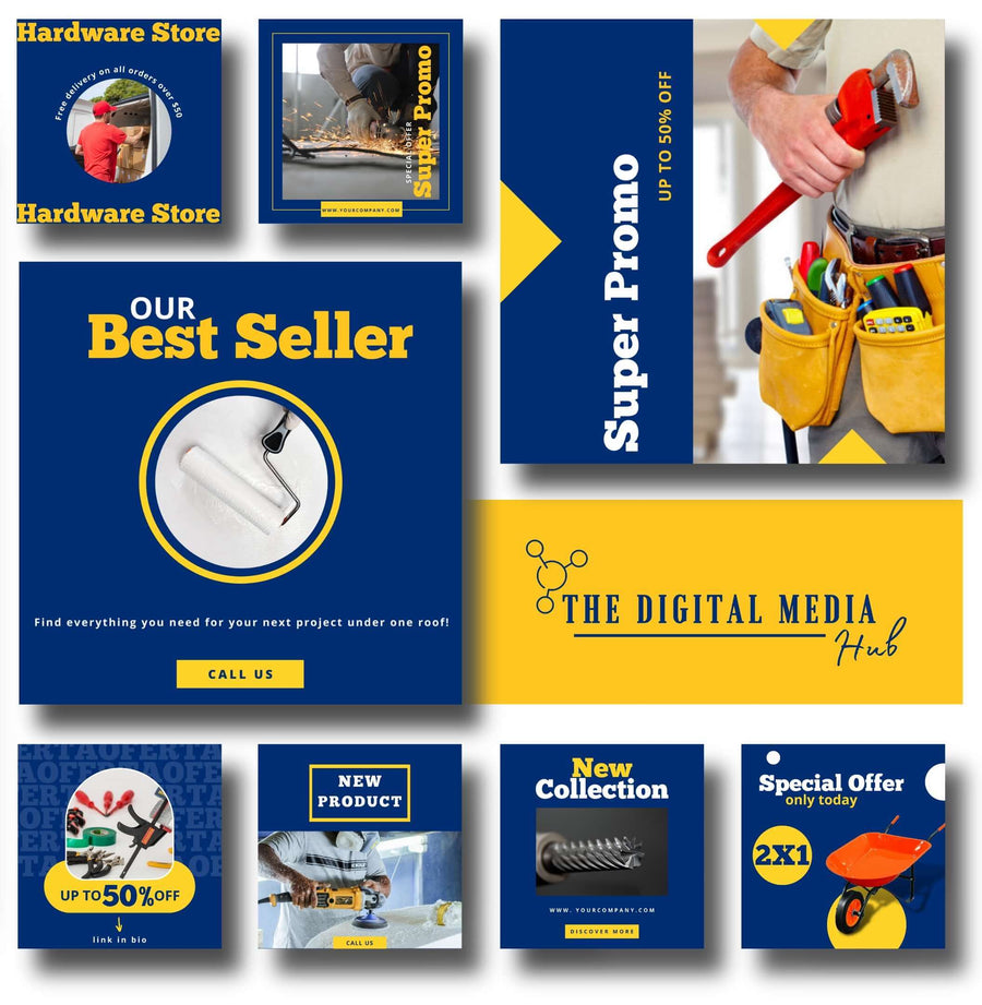 Hardware Store Social Media Bundle preview