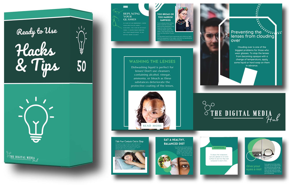 Optician Social Media Bundle preview