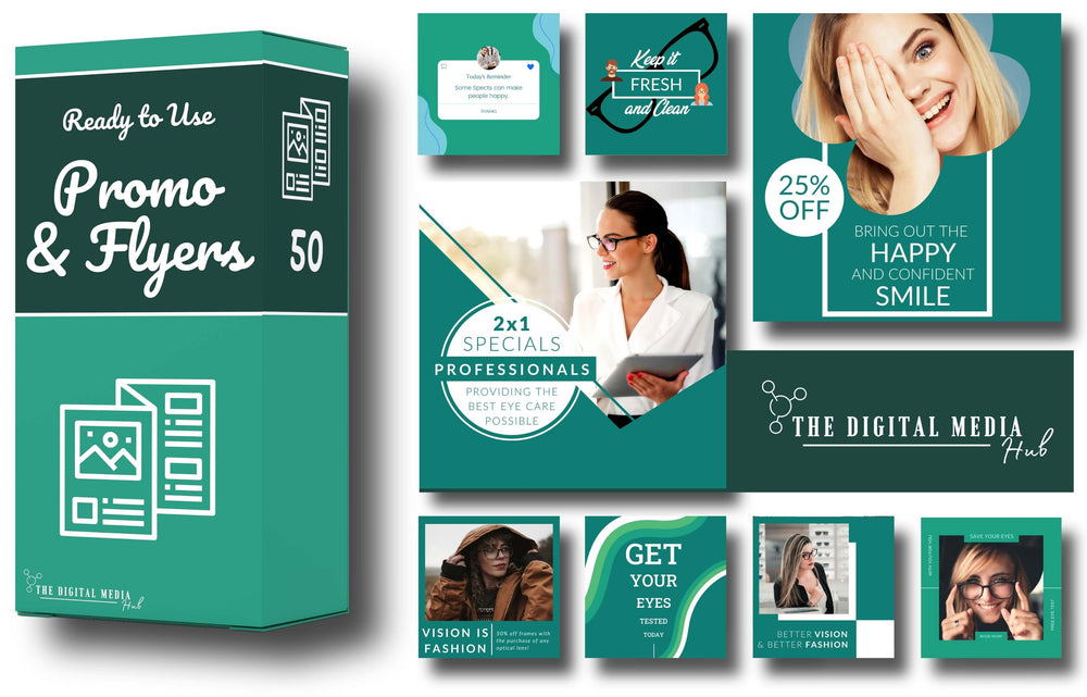 Optician Social Media Bundle preview