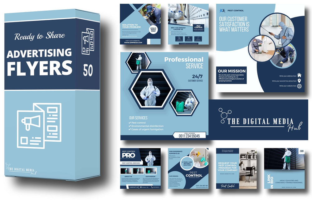 Pest Control Social Media Bundle preview
