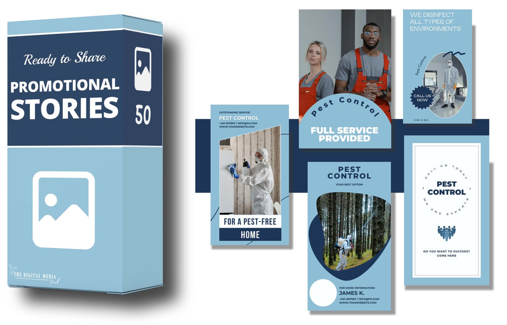 Pest Control Social Media Bundle preview
