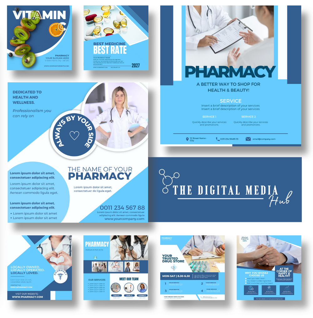 Pharmacy Social Media Bundle preview