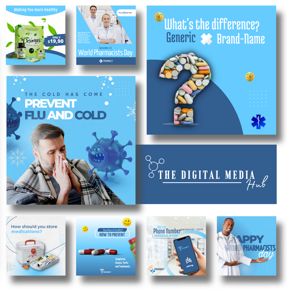 Pharmacy Social Media Bundle preview