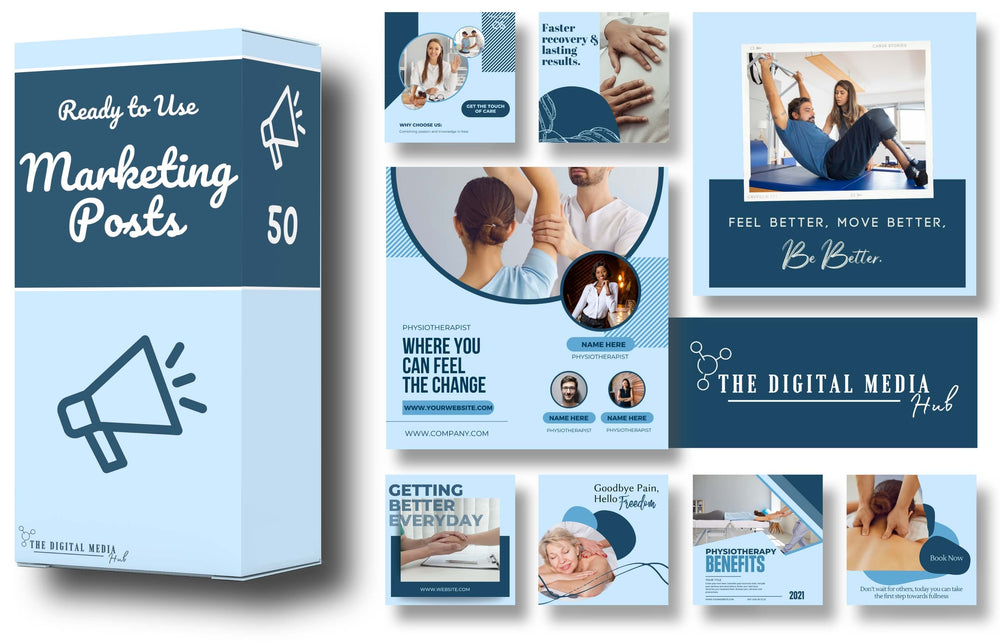 Physiotherapy Social Media Bundle preview
