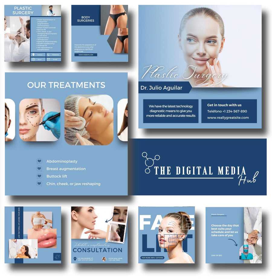 Plastic Surgery Social Media Bundle preview