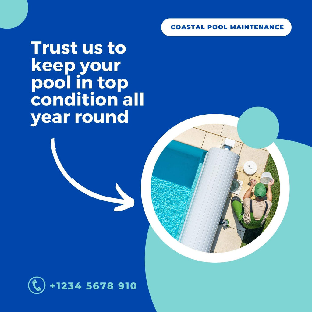 Pool Service Newsletter Pool Services | Ready to Share Social Media Templates | 100% Editable ...