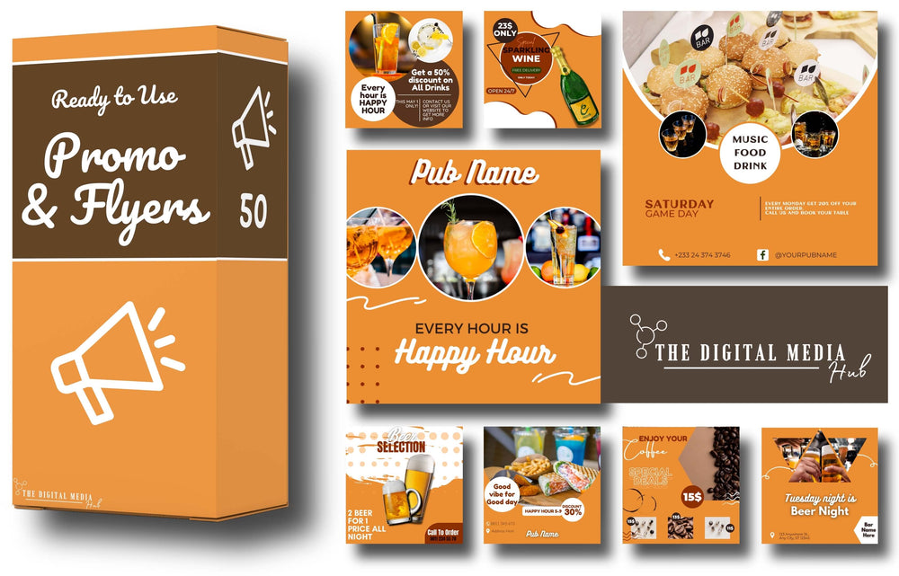 Bars & Pubs Social Media Bundle preview
