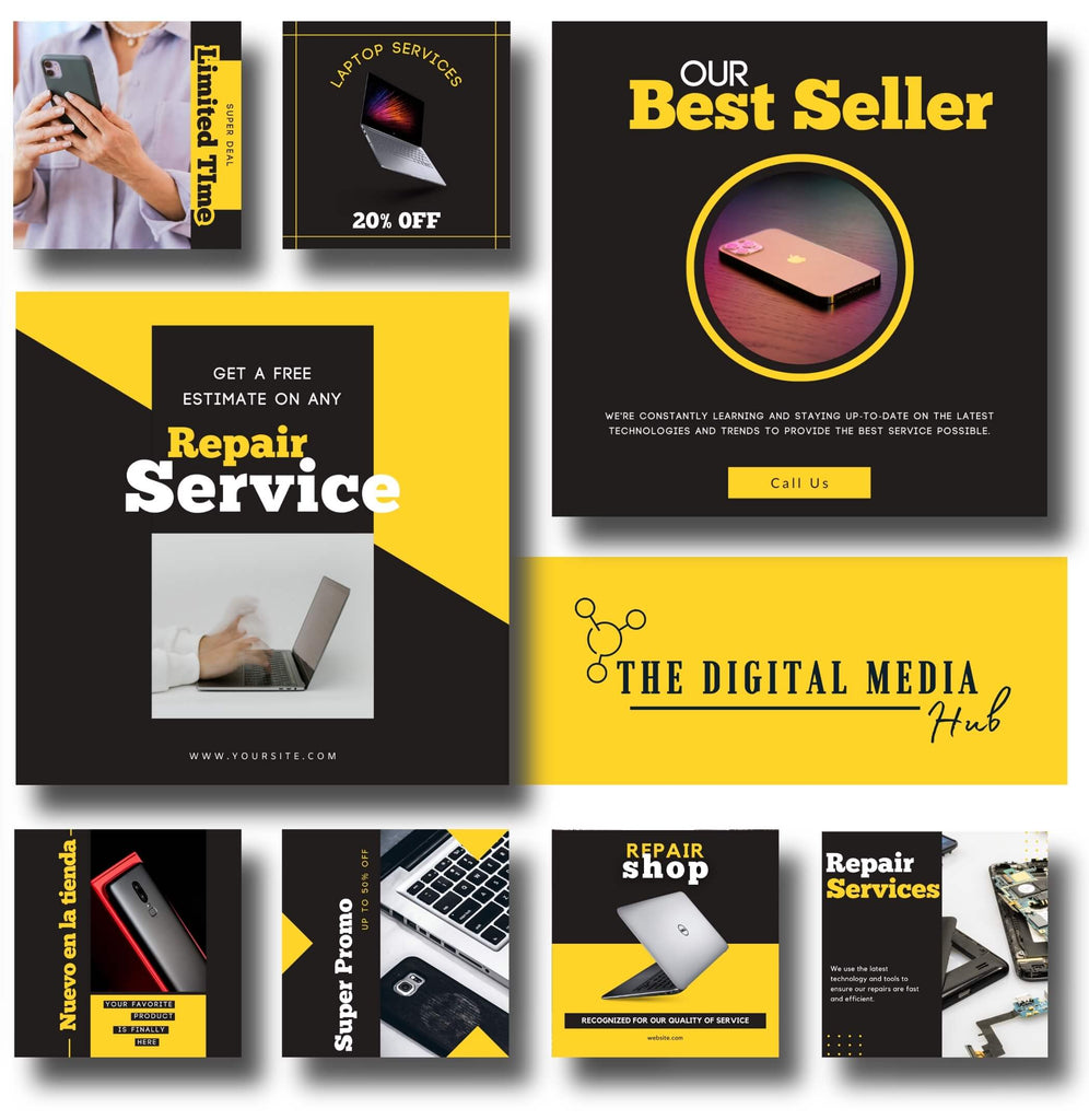 promote your computer and phone repair shop