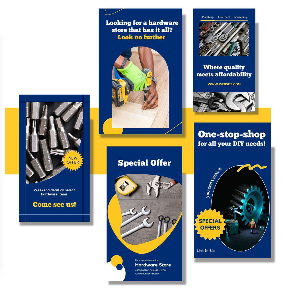 Hardware Store Social Media Bundle preview