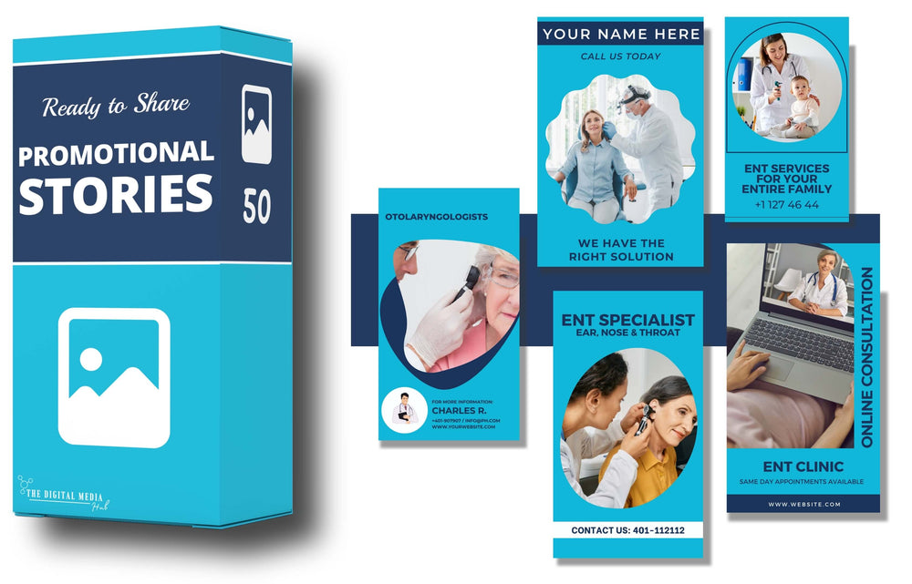 ENT Specialist Social Media Bundle preview