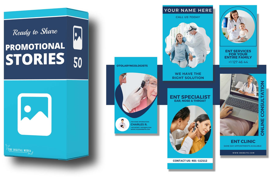 ENT Specialist Social Media Bundle preview