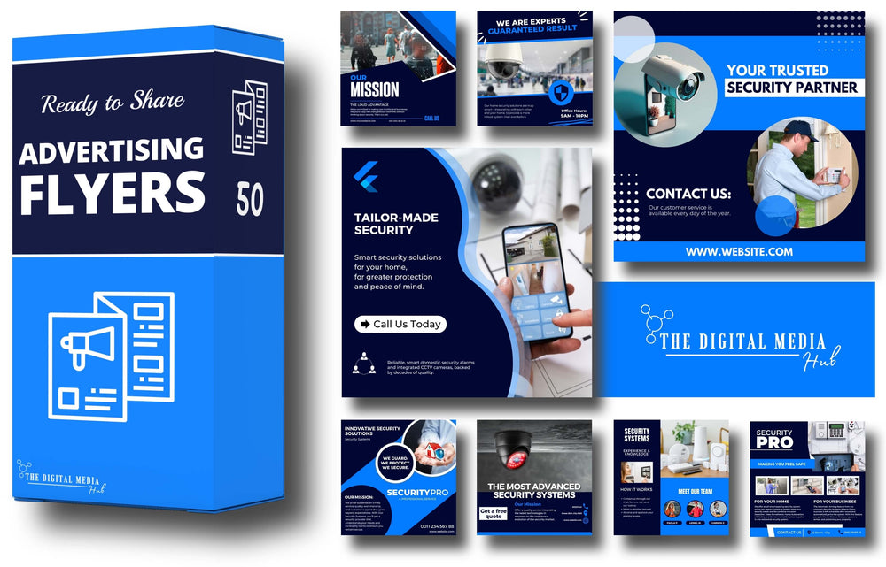 Security Systems Social Media Bundle preview