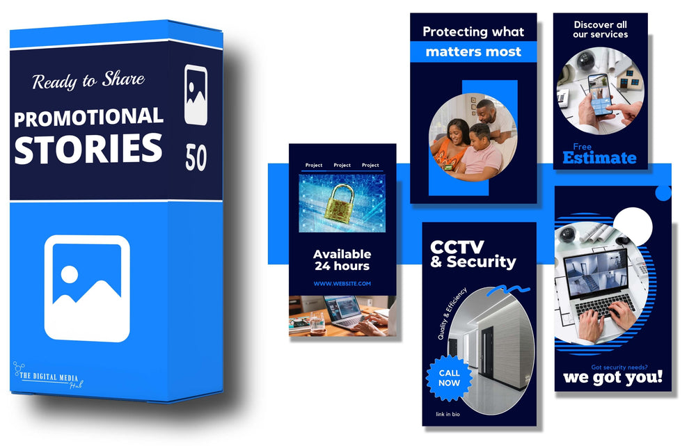 Security Systems Social Media Bundle preview