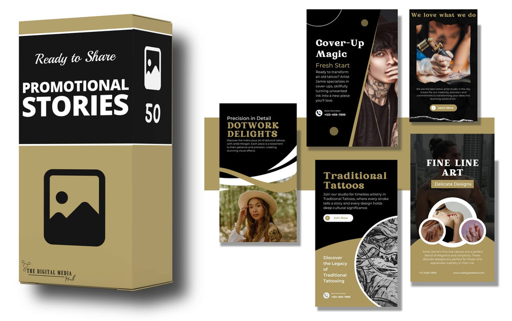 Tattoo Artist Social Media Bundle preview