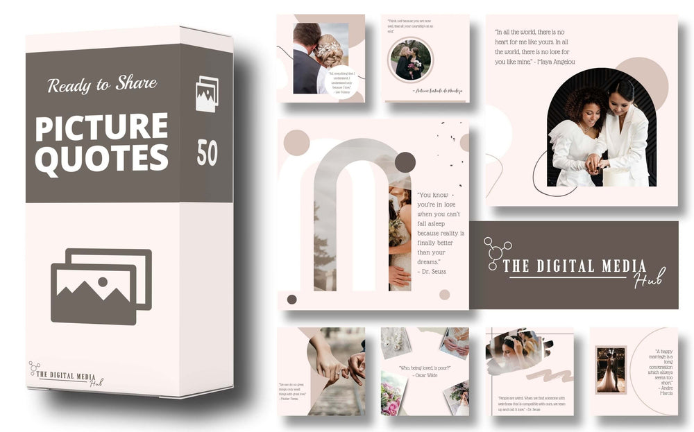 Wedding Planner Social Media Bundle preview